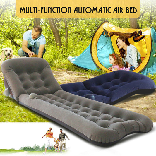 Automatic Inflatable Air Mattress | Portable Camping Bed with Quick Inflation