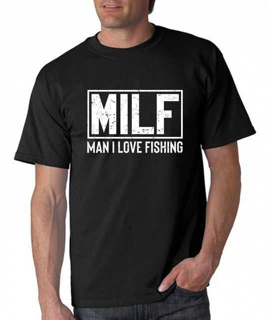 Milf Man I Love Fishing New Mens Shirt Sea Loves Fishes Rod