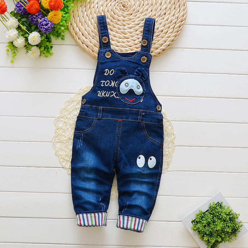 Children's Pants, Baby Children's Overalls, Jeans, Children's Clothing, Children's Pants, Boys And Girls' Cotton Trousers Cover