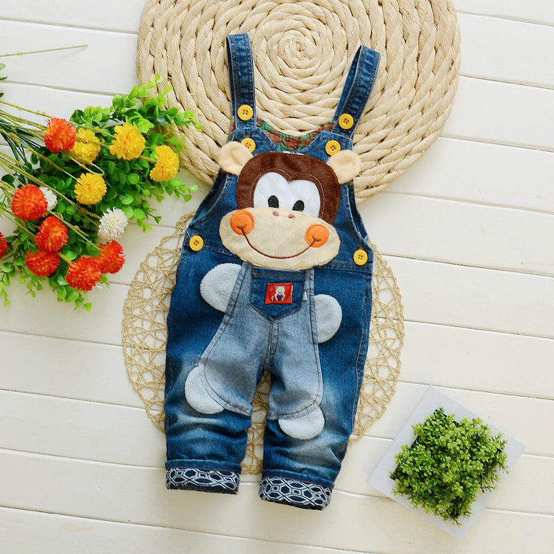 Children's Pants, Baby Children's Overalls, Jeans, Children's Clothing, Children's Pants, Boys And Girls' Cotton Trousers Cover