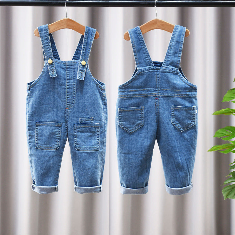 Children's Pants, Baby Children's Overalls, Jeans, Children's Clothing, Children's Pants, Boys And Girls' Cotton Trousers Cover