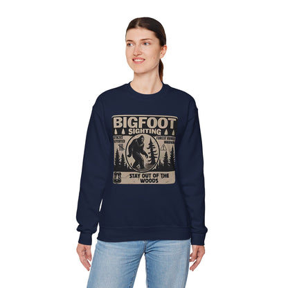 Bigfoot Retro Sweatshirt –Adventure Funny Sasquatch Crewneck