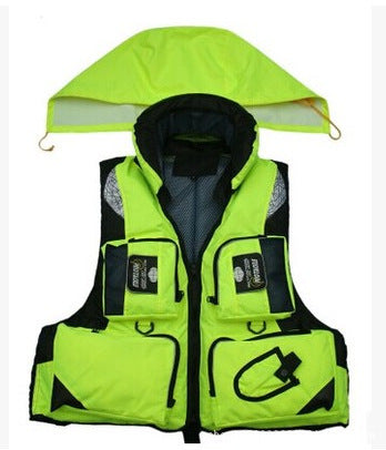 Outdoor Fishing Life Vest - Detachable Lining, Water Sport Safety Vest