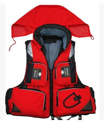 Outdoor Fishing Life Vest - Detachable Lining, Water Sport Safety Vest