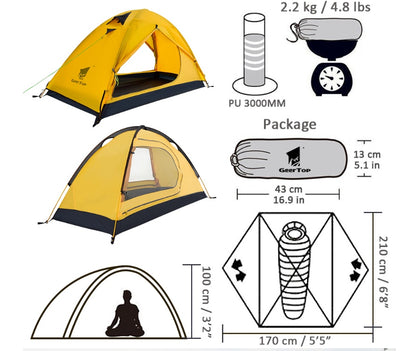 Polyester Outdoors Camping Picnic Couples Out In Tents