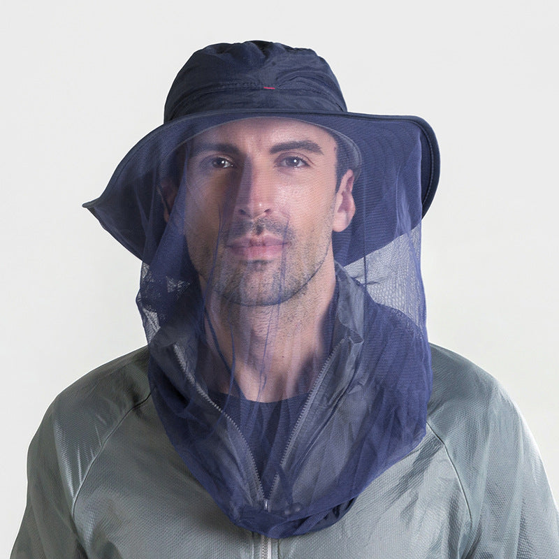 Simple Men And Women Anti-mosquito Fishing Hat