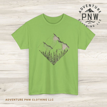 Mountain Range Adventure Tee – Hiking & Nature Shirt