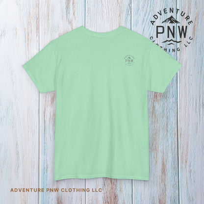 Grow in Love's Light Tree Heart T-Shirt, Outdoors Campers Top, Forest, Nature Lovers Gift, Love Shirt, Valentines day unisex Tshirt