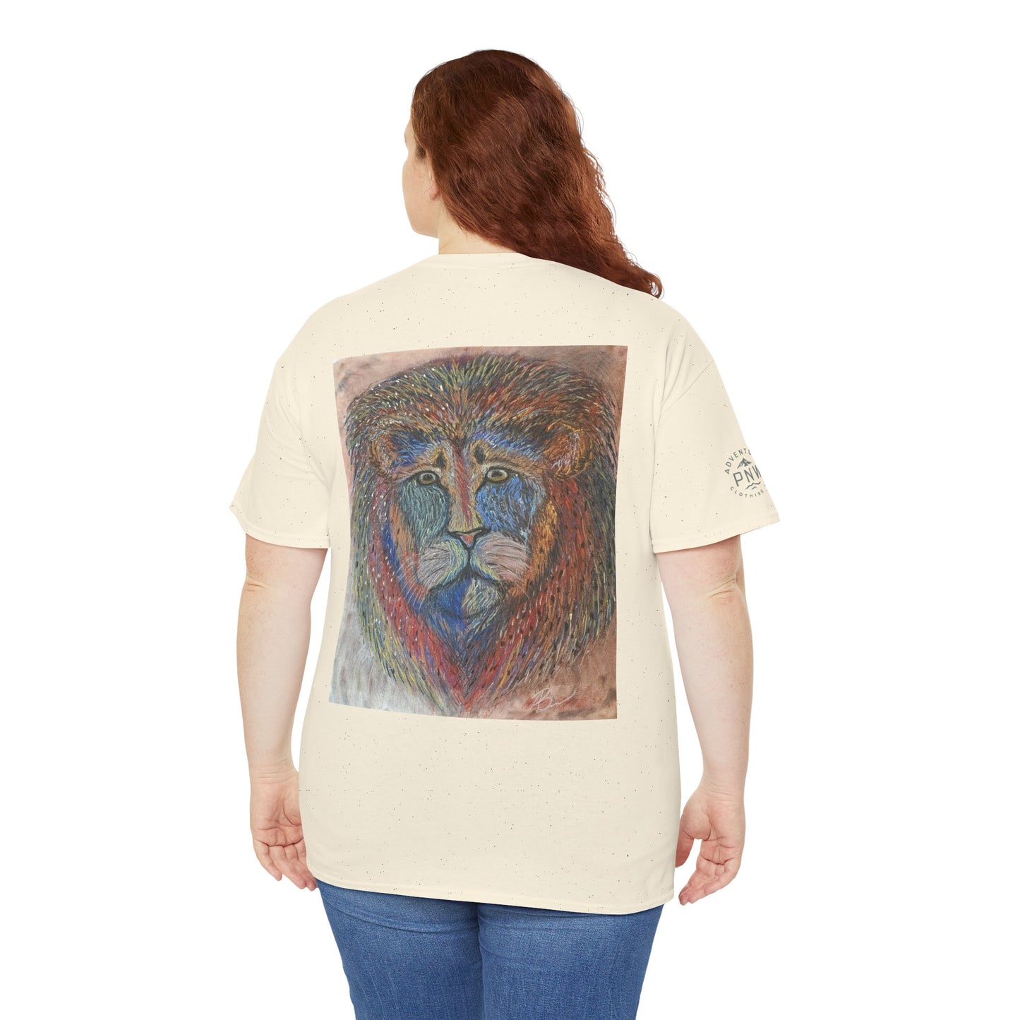 "The lion" - oil pastel