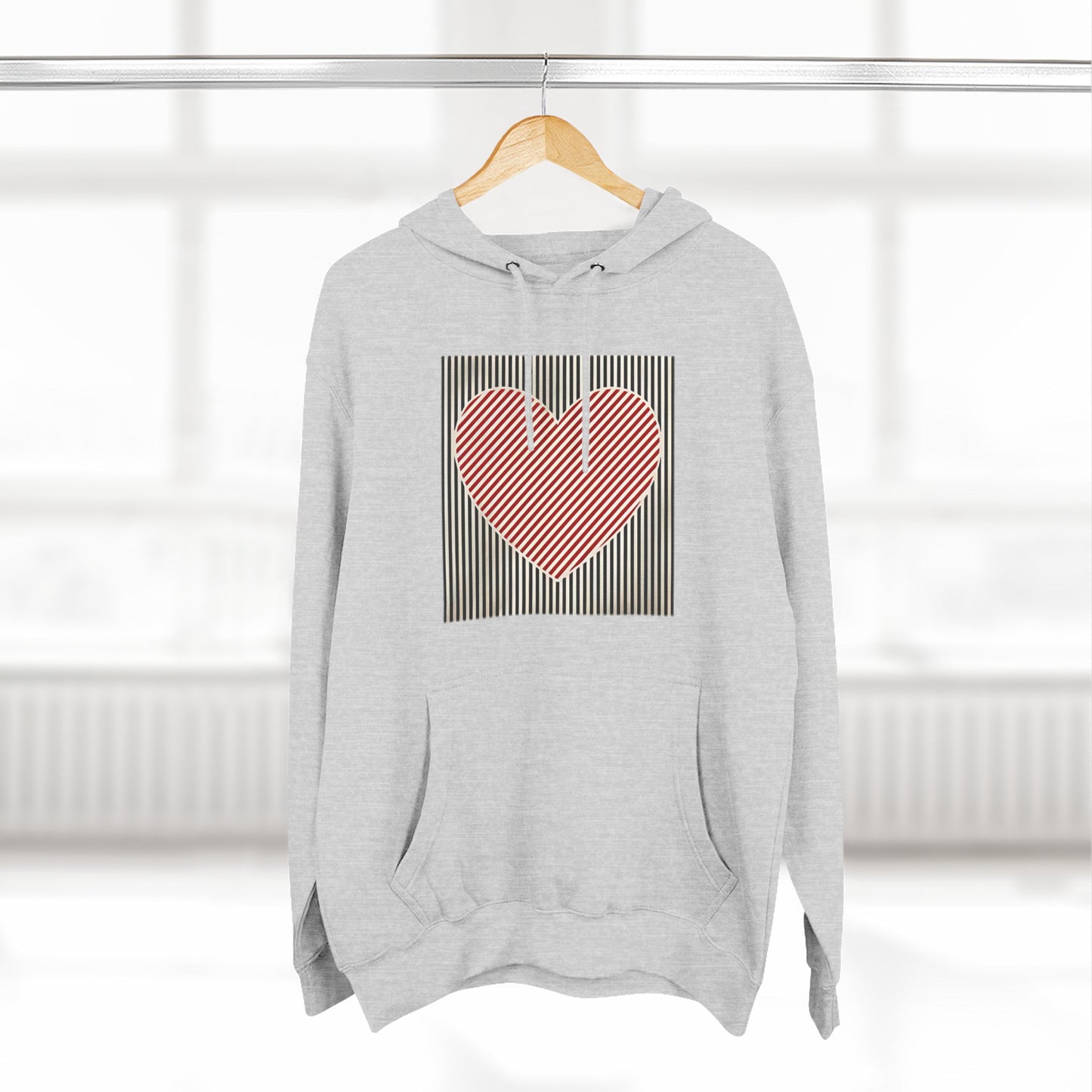 Retro Valentines Heart Hoodie, Cute Love Sweatshirt, Womens Valentines Hoodie, Teacher Mom Heart Hoodie, Vintage Three-Panel Fleece