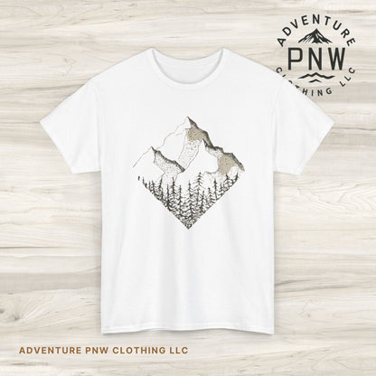 Mountain Range Adventure Tee – Hiking & Nature Shirt