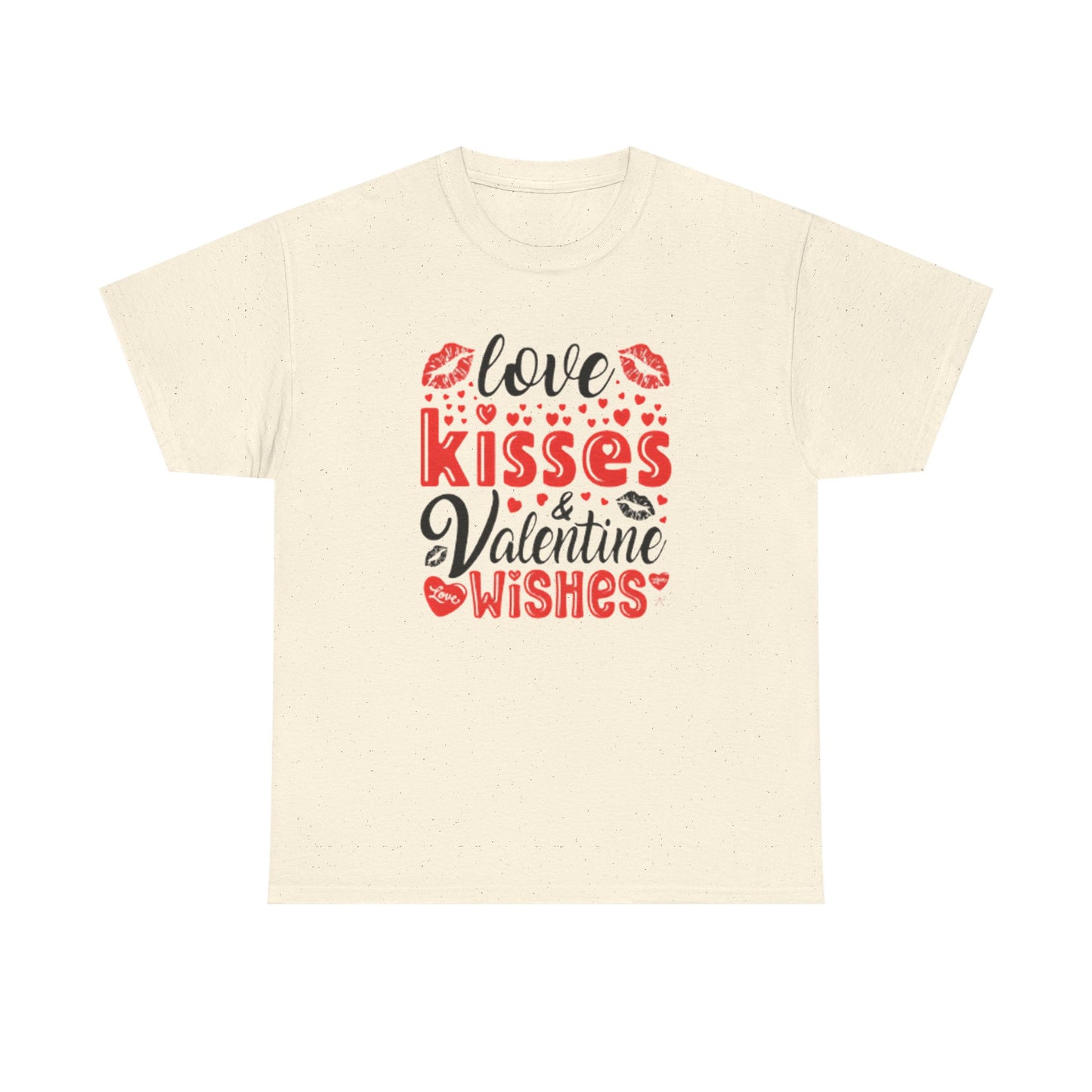 Love Kisses Valentine Tee –Adventure Unisex Graphic Shirt