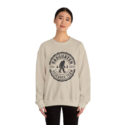 Sasquatch Bigfoot Research Team Crewneck Sweatshirt - Funny Sasquatch Apparel, Unisex Sweatshirt, Cryptid Gift, Sasquatch Lover Gift,