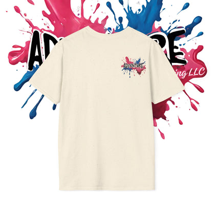 Pink Red Blue Splash Adventure Tee