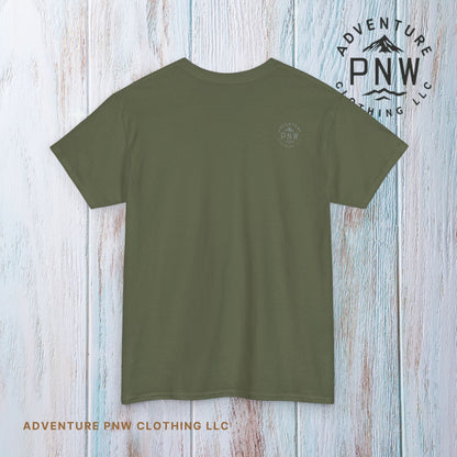Grow in Love's Light Tree Heart T-Shirt, Outdoors Campers Top, Forest, Nature Lovers Gift, Love Shirt, Valentines day unisex Tshirt