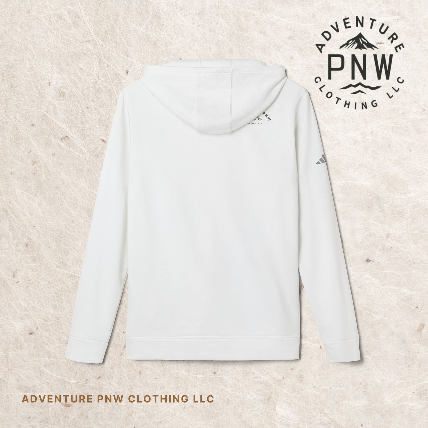 Adidas® Eco-Friendly Fleece Hoodie | Custom Comfy Adventure Mountains