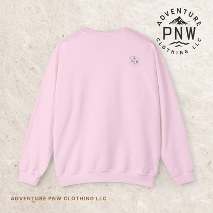 Retro Heart Valentine Sweatshirt –Adventure Gift for Her