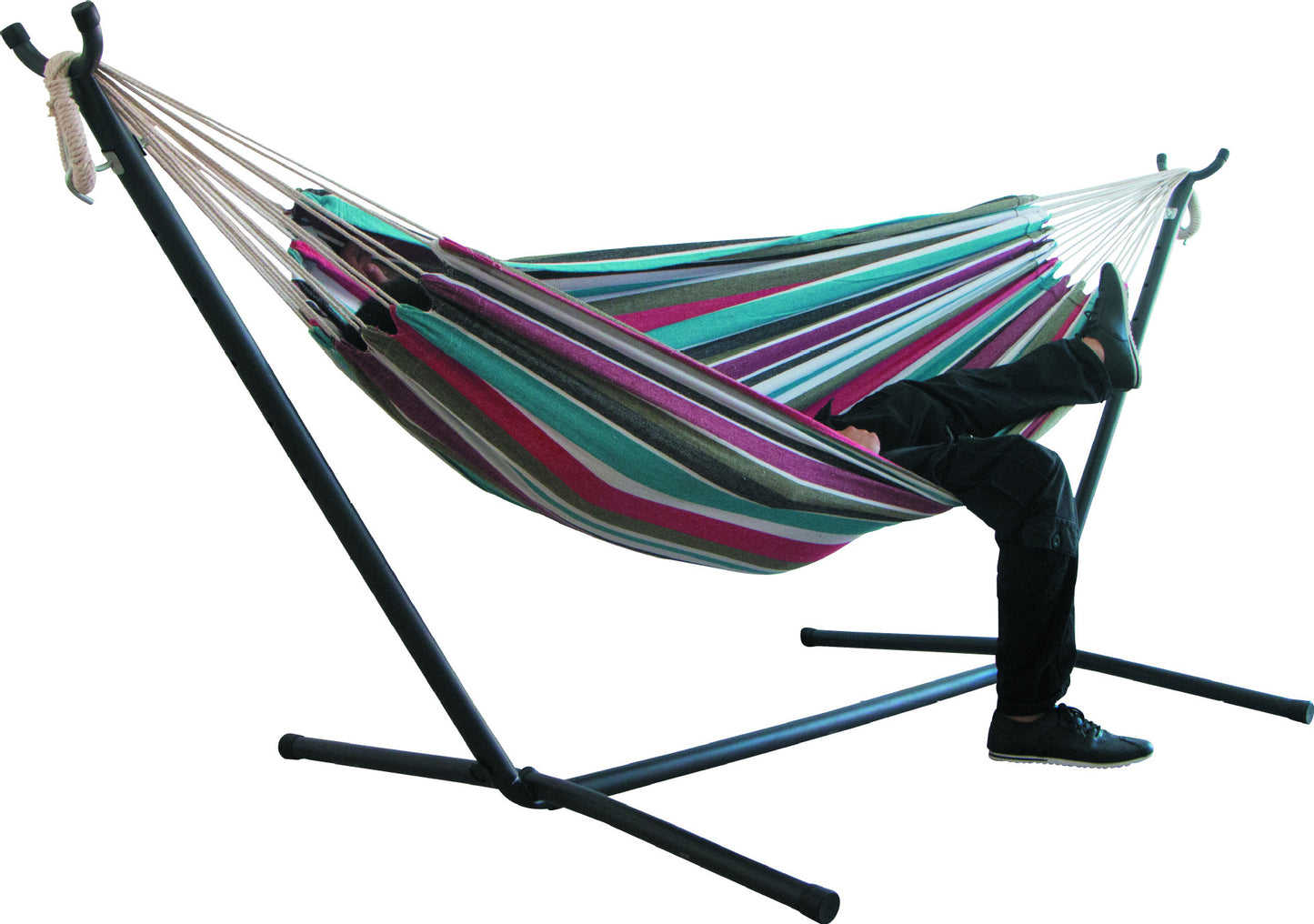 Canvas Camping Hammock | Double Widened Single Hammock Chair | 200kg Capacity