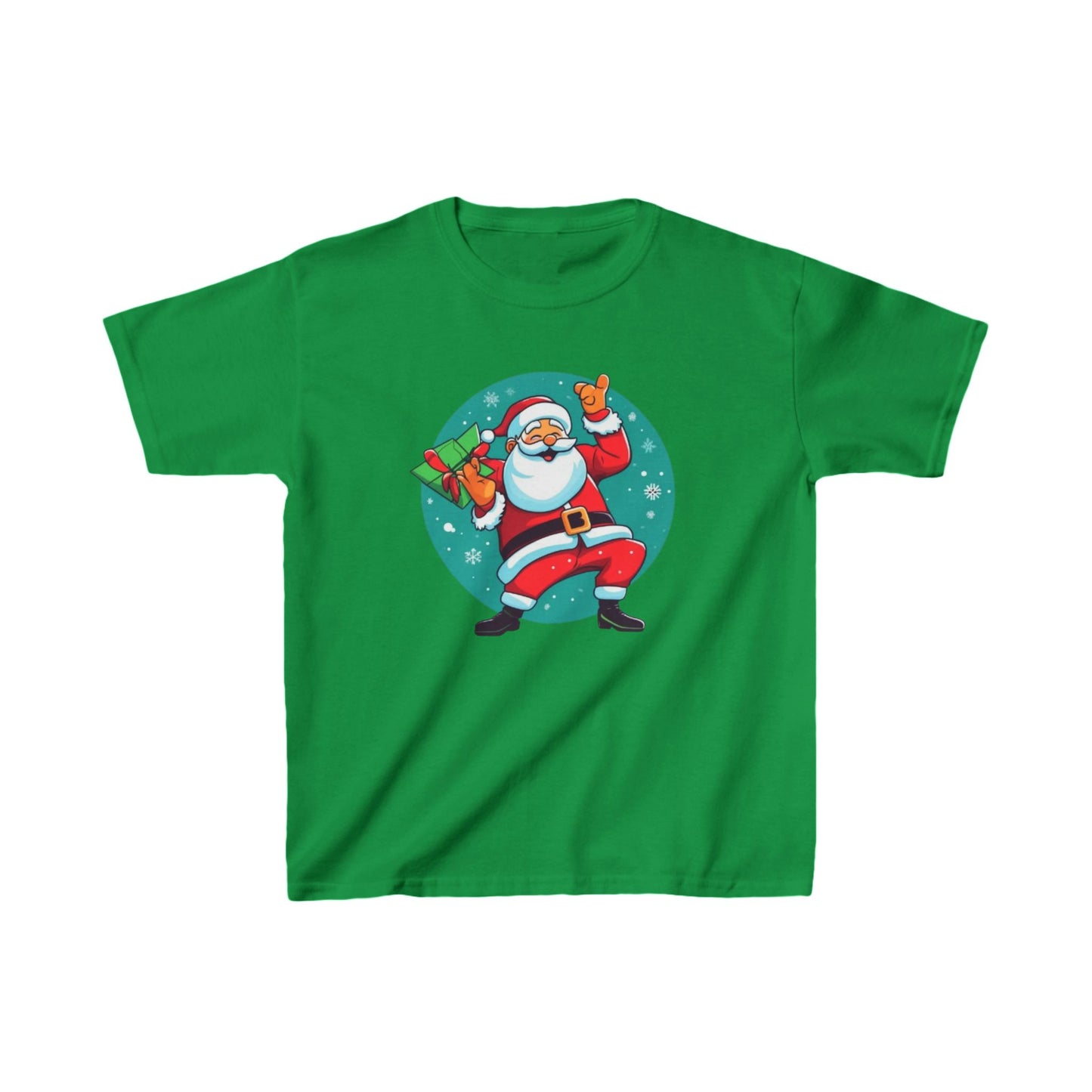 Dabbing Santa Christmas T-shirt  kids Heavy Cotton™ Tee| Christmas adventure Outfit