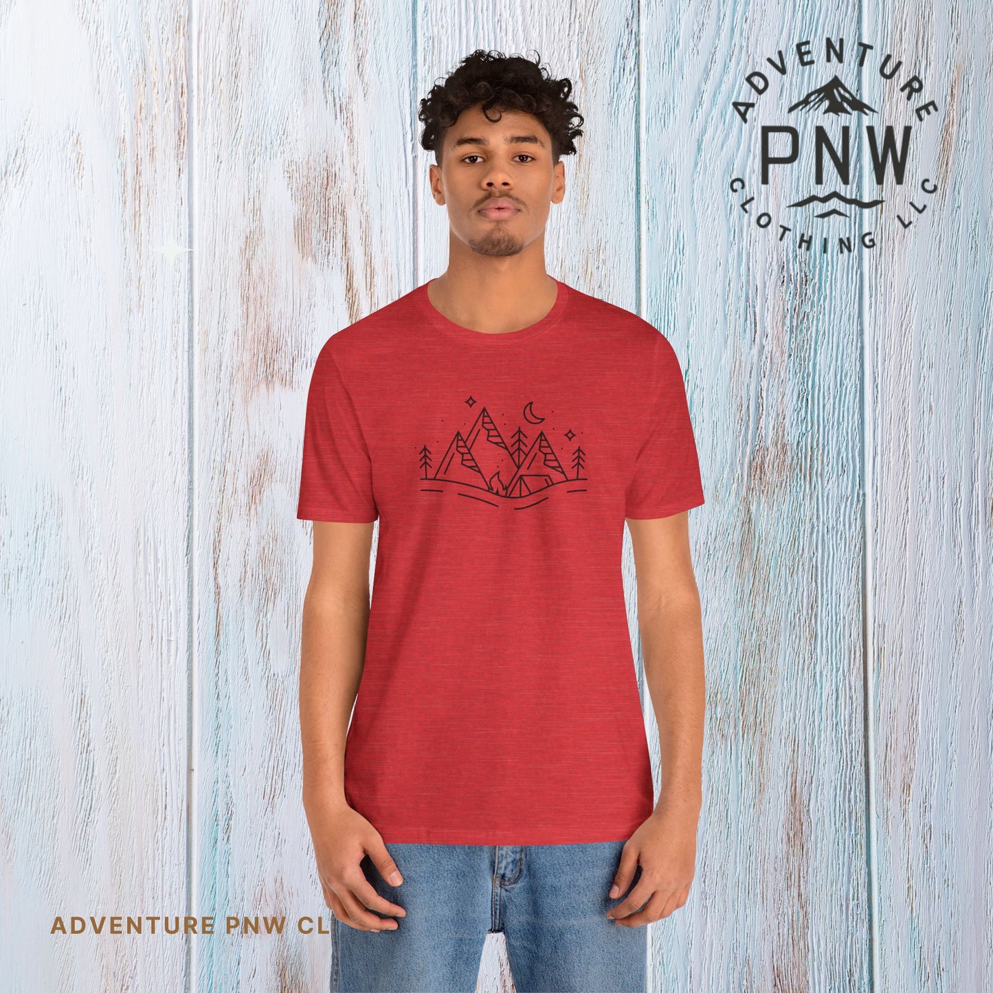 Mountain Adventure PNW T-Shirt Pacific Northwest Inspired Comfort and Style