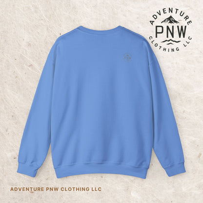 Floral Heart Adventure Sweatshirt – Valentine’s Gift for Her