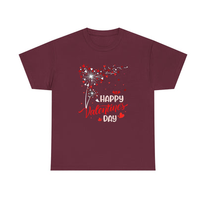 Adventure Dandelion Heart Valentine Tee – Love Gift T-Shirt