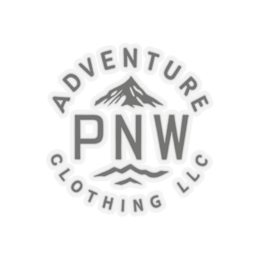 Custom Kiss-Cut Stickers with the Adventure PNW Mountain - Durable Vinyl Stickers