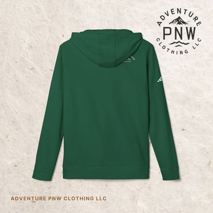 Adidas® Eco-Friendly Fleece Hoodie | Custom Comfy Adventure Mountains