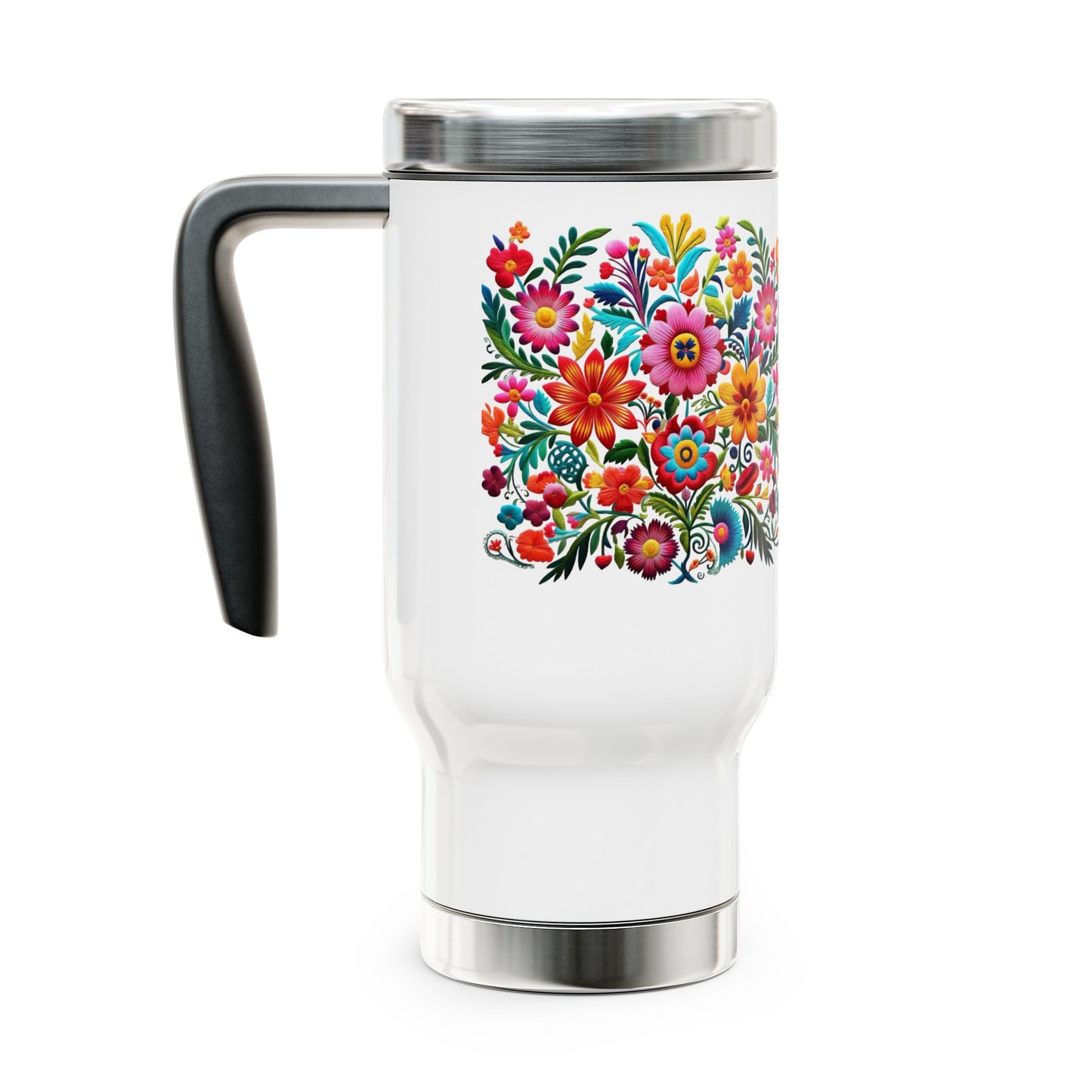 Adventure Floral Travel Mug