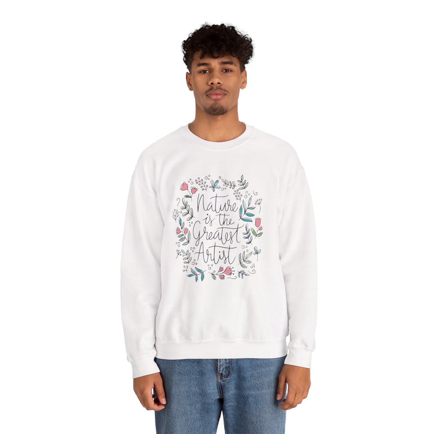 Adventure Nature’s Art Sweatshirt – Floral Valentine Gift