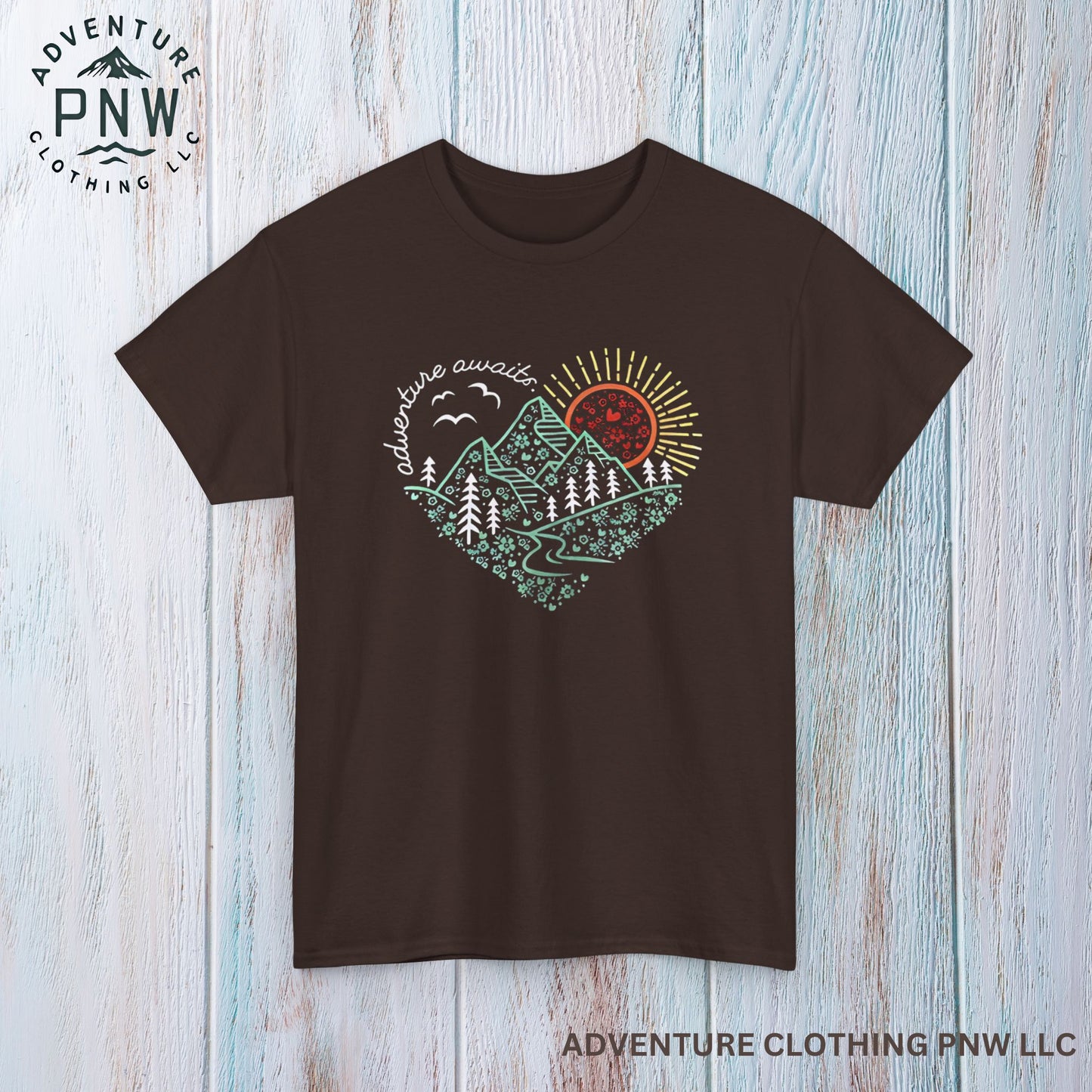Adventure Awaits Tee – Mountain Explorer Shirt