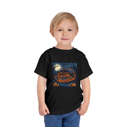 Lets Go on a Spooky Adventure T-Shirts | Perfect for Halloween Fun | Toddler Short Sleeve Tee | Toddler Short Sleeve Tee