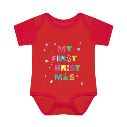 My First Christmas Baby Bodysuit –Adventure Festive Outfit