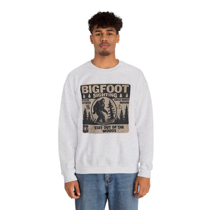 Bigfoot Retro Sweatshirt –Adventure Funny Sasquatch Crewneck