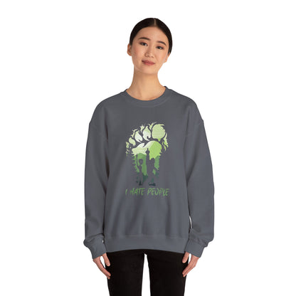 Funny Adventure Bigfoot & Alien “I Hate People” Sweatshirt