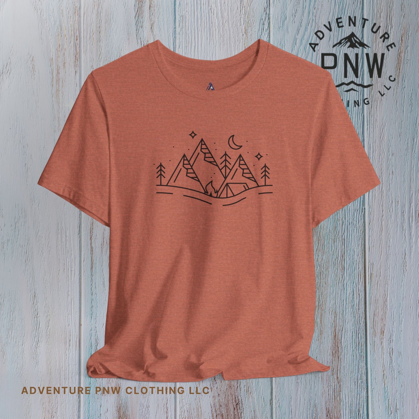 Mountain Adventure PNW T-Shirt Pacific Northwest Inspired Comfort and Style