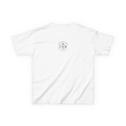 Lets the ADVENTURE Begins with CHRISTMASS Vibes Kids Heavy Cotton™ Tee| Christmas Adventure Outfit