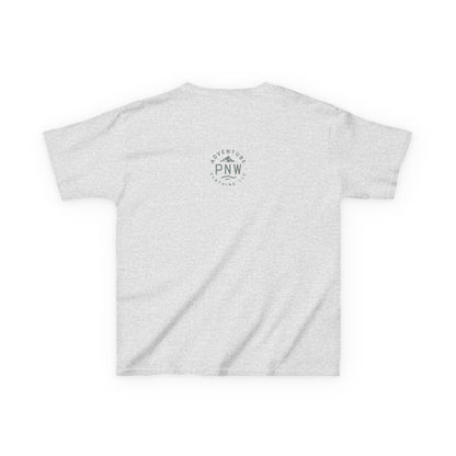 Lets the ADVENTURE Begins with CHRISTMASS Vibes Kids Heavy Cotton™ Tee| Christmas Adventure Outfit