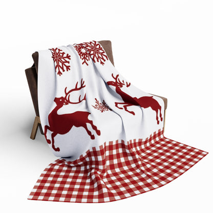 Arctic Adventure Fleece Blanket – Christmas Throw