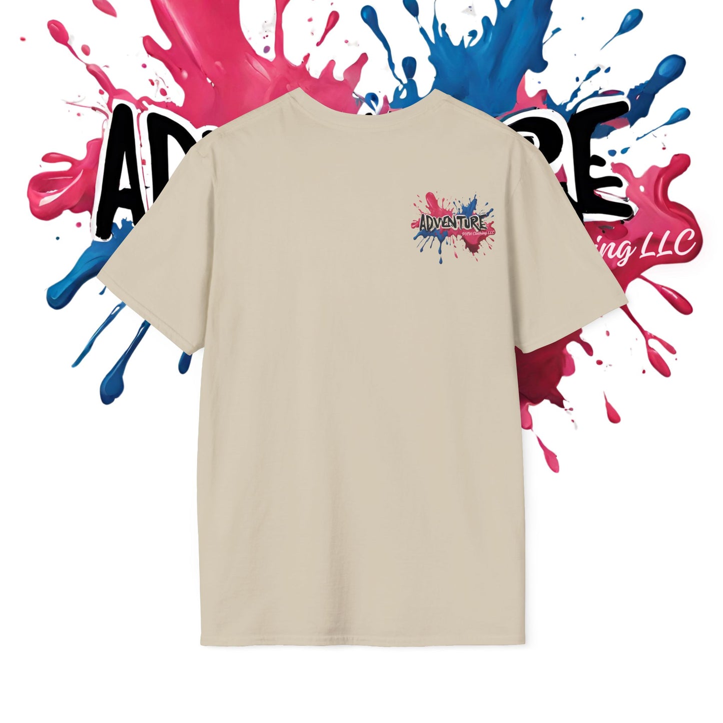 Pink, Red, & Blue Splash Paint Adventure PNW Clothing LLC T-shirt