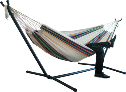 Canvas Camping Hammock | Double Widened Single Hammock Chair | 200kg Capacity