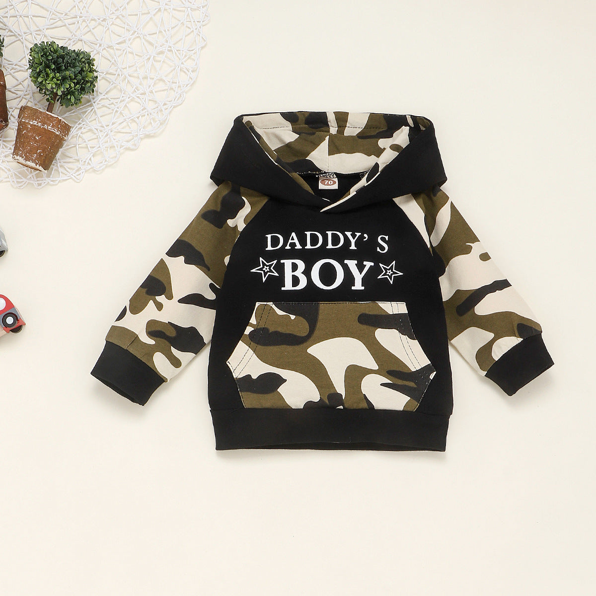 "Daddy's Boy" Camo Hoodie and Pants Set