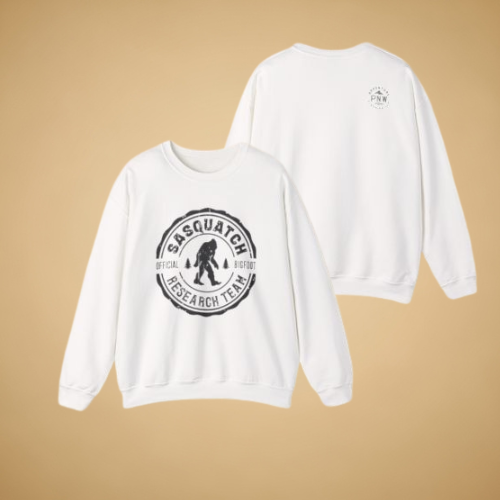 Bigfoot Research Team Sweatshirt – Adventure Cryptid Gift