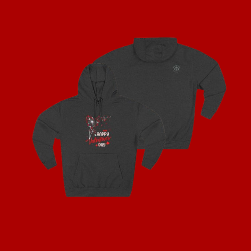 Dandelion Heart Fleece Hoodie –Adventure Valentine’s Day Gift