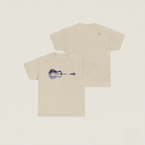 Nature Guitar Tee – Outdoors Adventure Shirt