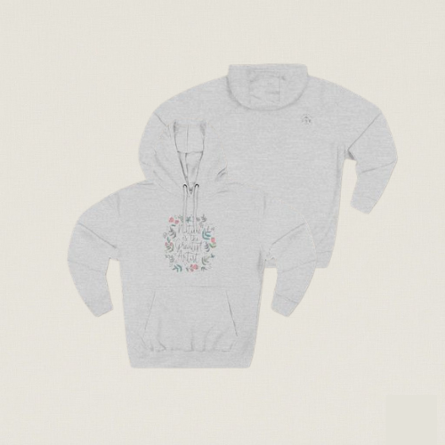Nature is Great Artist Hoodie –Adventure Floral Garden Gift