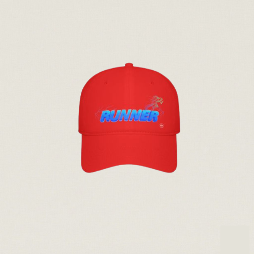 Runner Low-Profile Red Cap –Adventure Stylish Athletic Hat