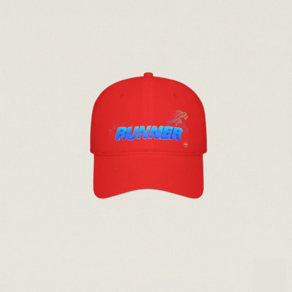 Runner Low-Profile Red Cap –Adventure Stylish Athletic Hat