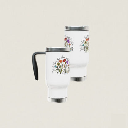 Adventure Travel Mug – Teach Them Love Them Stainless Steel Tumbler