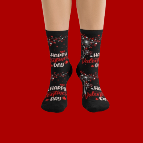 Valentine Dandelion Heart Socks –Adventure Eco-Friendly Gift